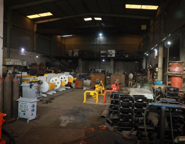 cutter and press for wire saw